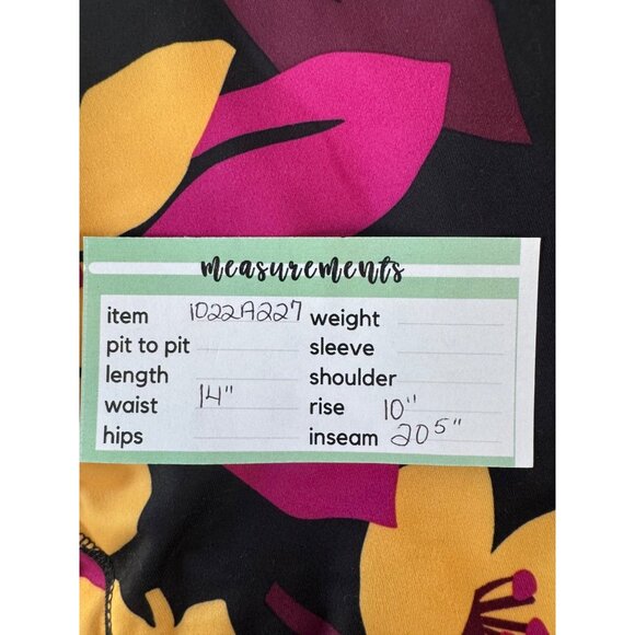 2/$15 NWT Danskin Medium Floral Leggings - Picture 9 of 11